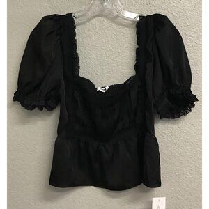 Rumored NWT Women’s Blouse Boho Peasant Cottage Core Coquette Napa Valley Large